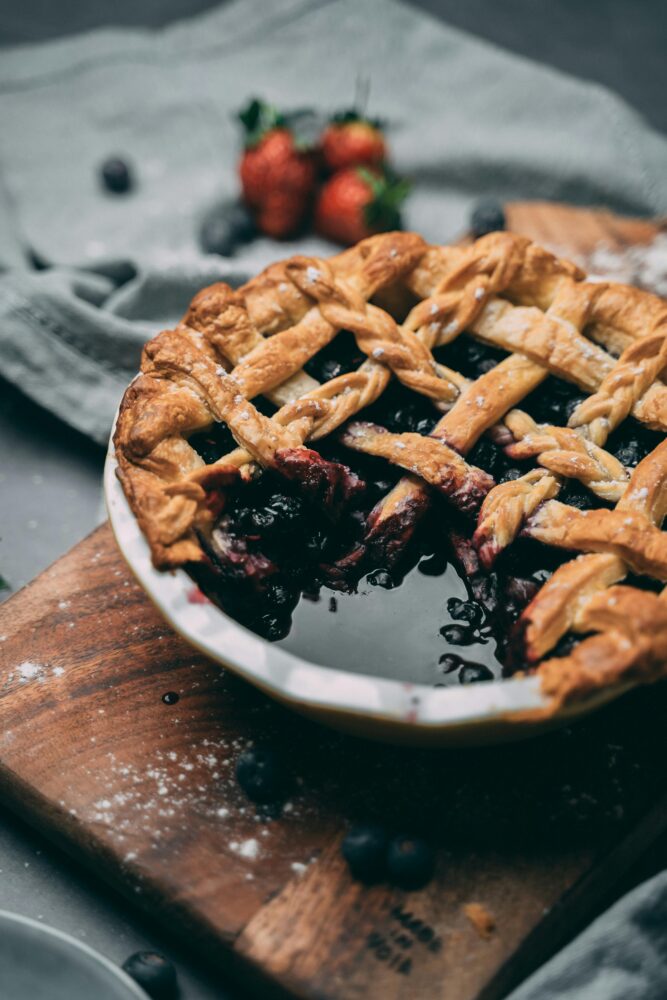 Zoom sur La meilleure tarte aux bleuets