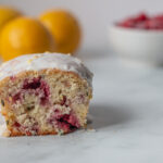 Recette de pain citron, framboises et zucchini