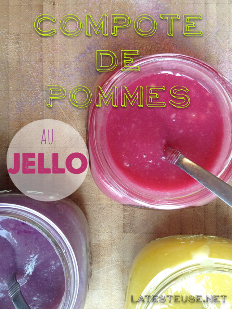 Compote de pommes au Jello / wooloo