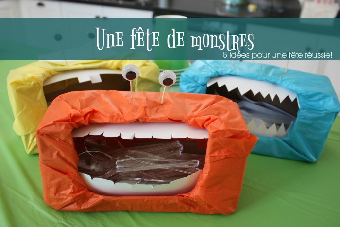 fête de monstre pour enfant