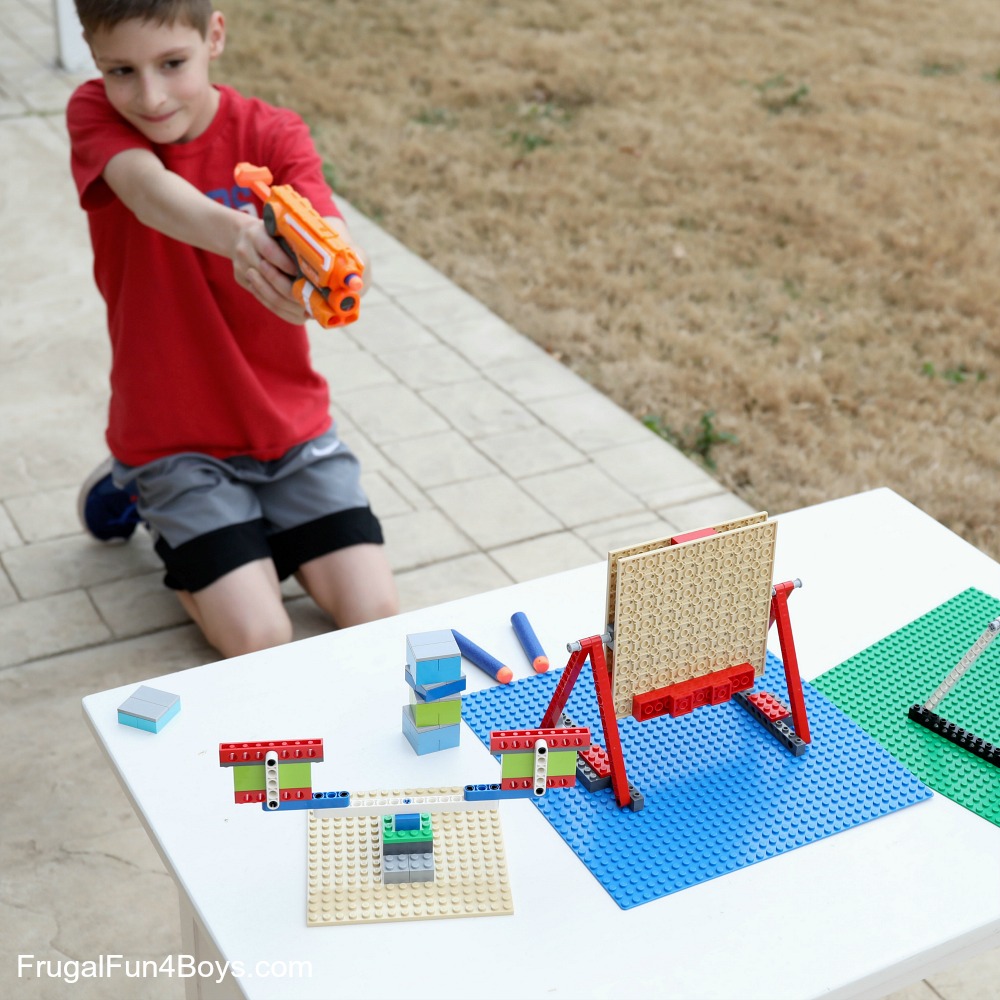 cible Nerf Gun-lego-wooloo