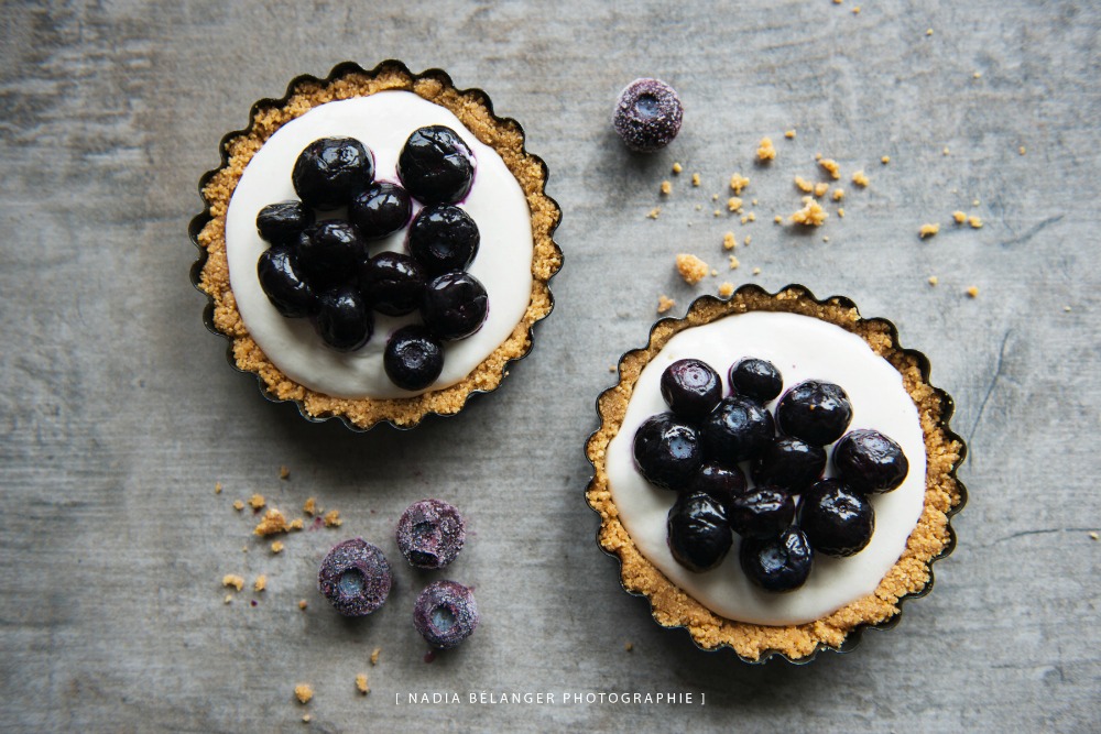 Tartelettes aux bleuets style gâteau au fromage wooloo