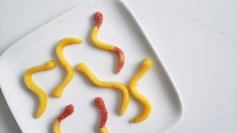 jujubes maison faits avec de la purée de fruits, bon pour la santé