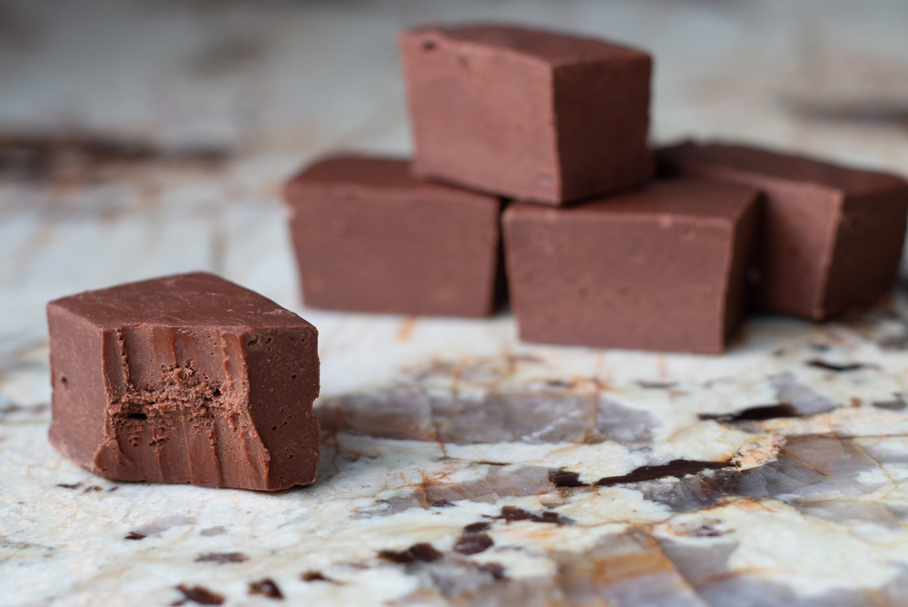 Recette de fudge sans produits laitiers
