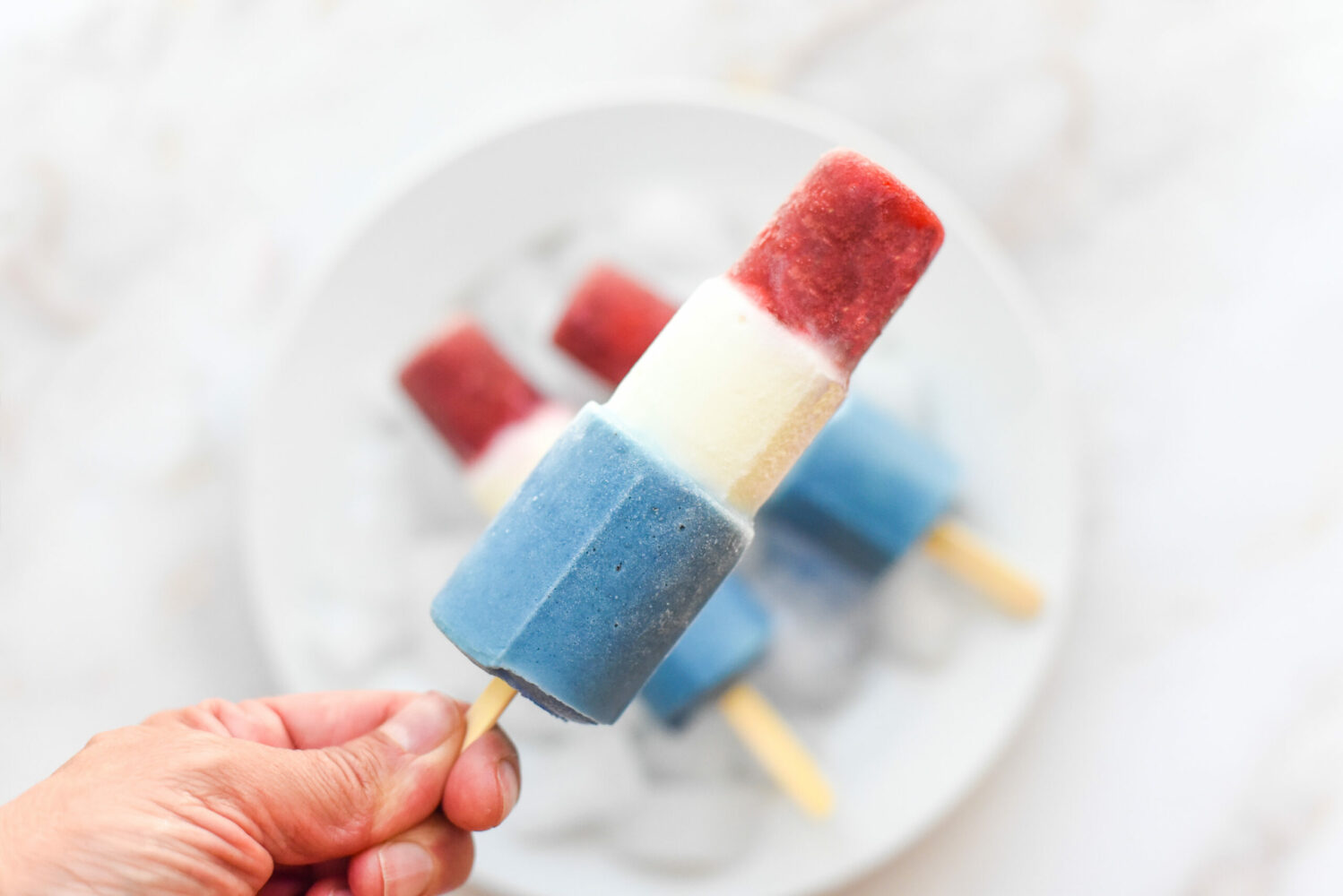 Popsicle fusée 3 couleurs