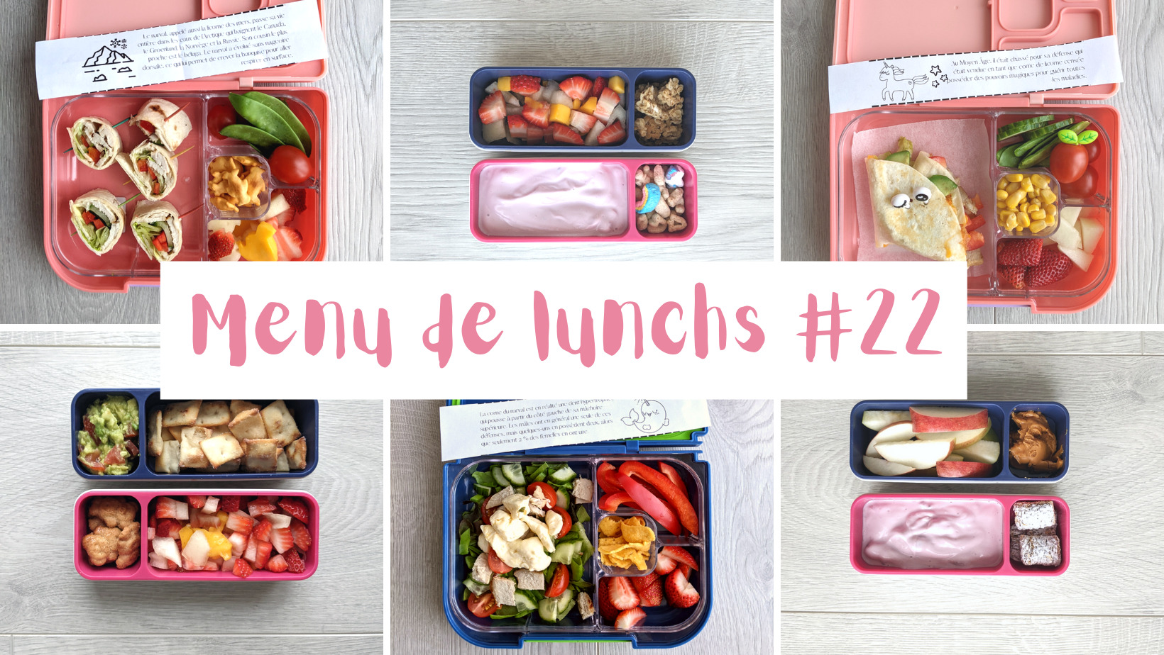 Menu de lunch 22