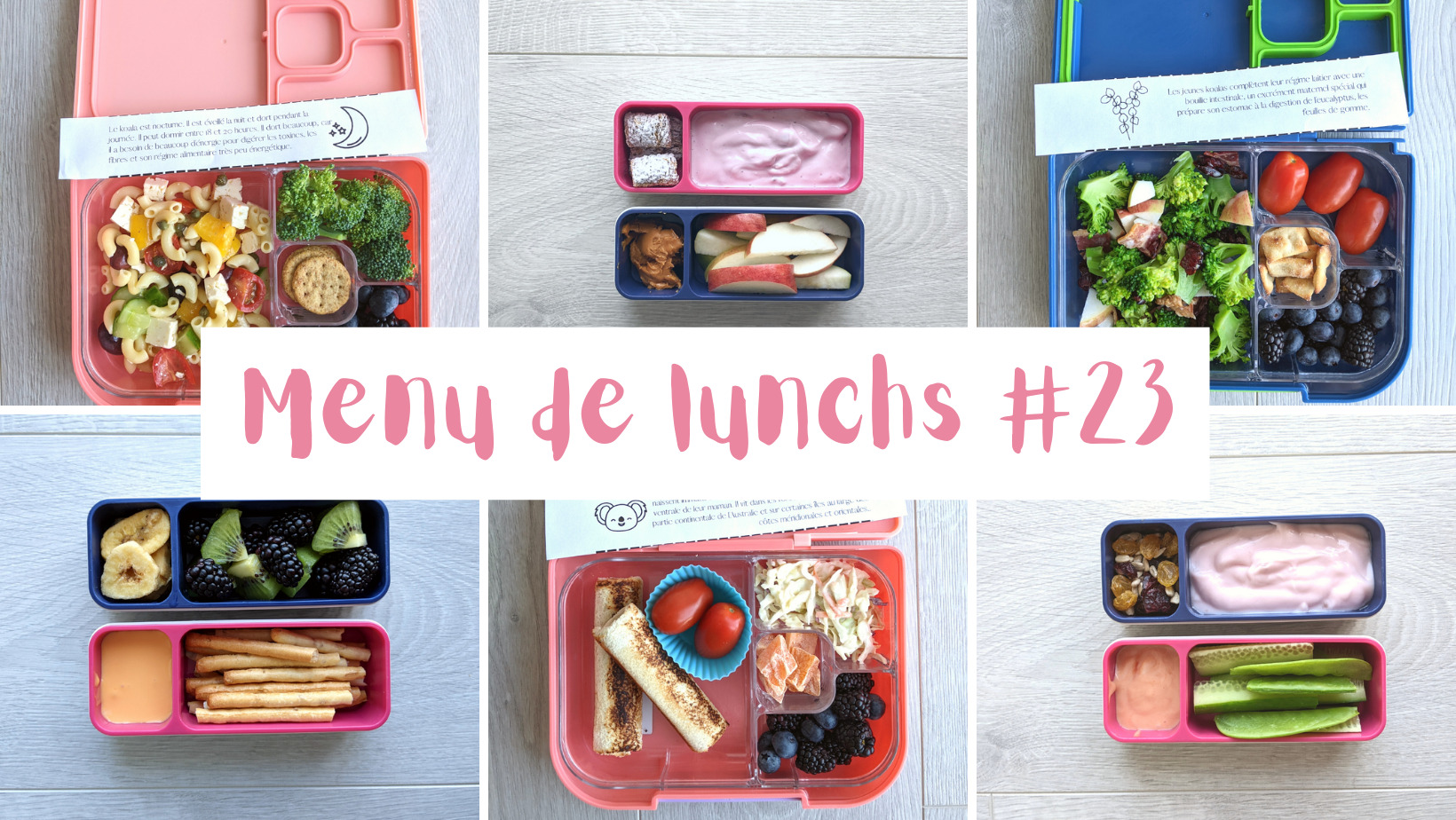 Menu de lunch 23