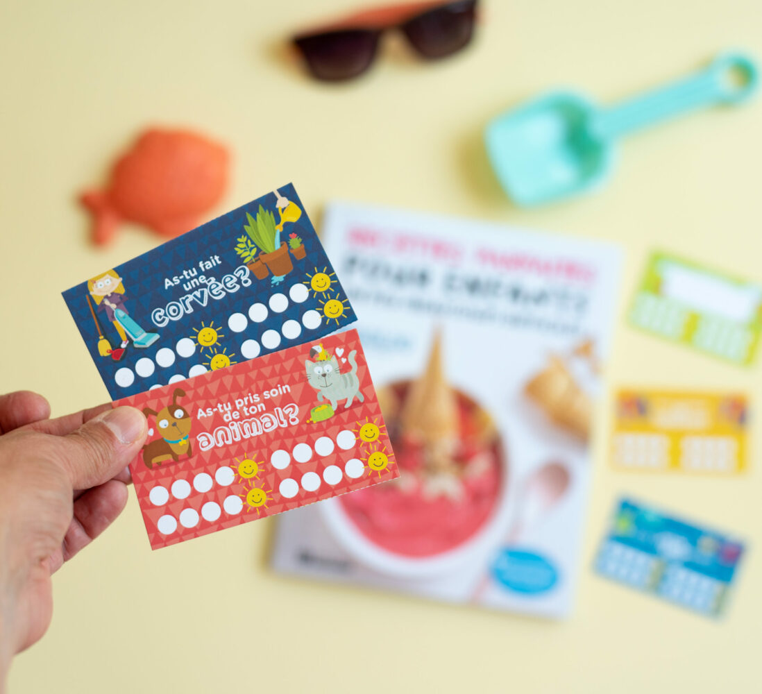 Cartes à poinçonner Wooloo x Minimo motivation