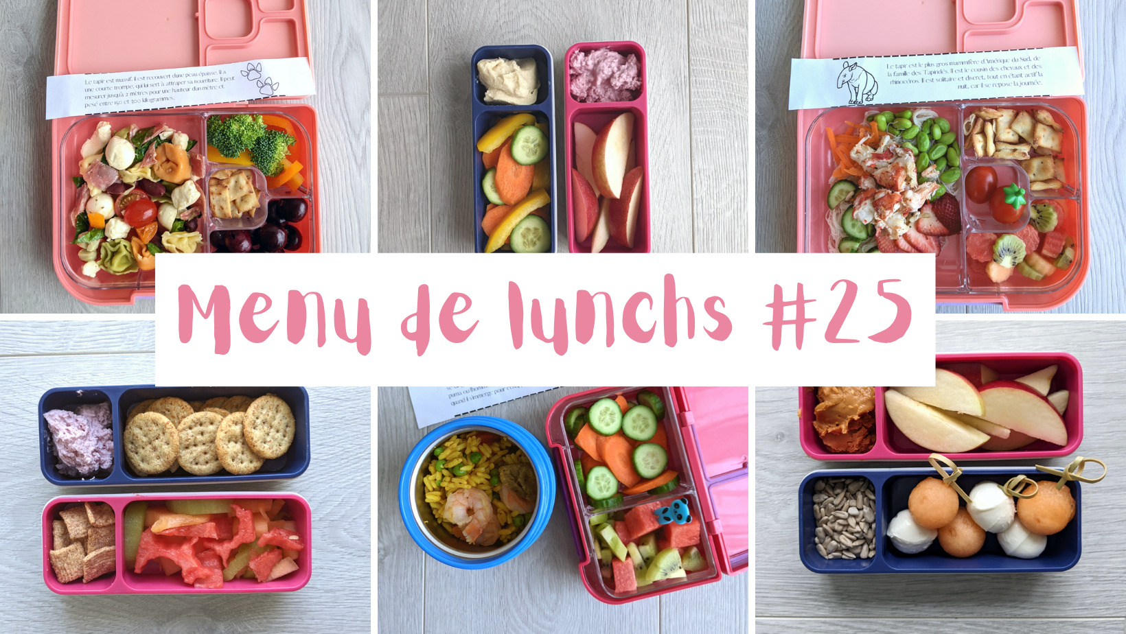 Menu de lunch 25