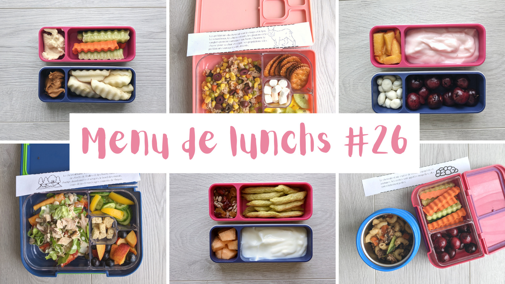 Menu de lunch 26