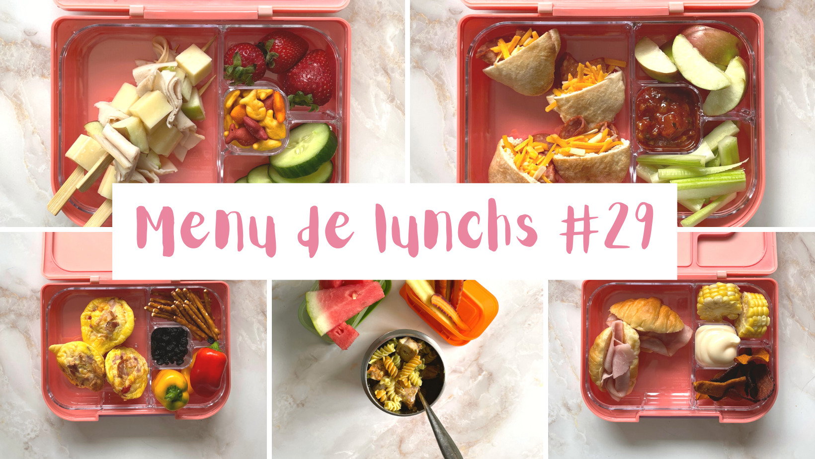 Menu de lunch 29