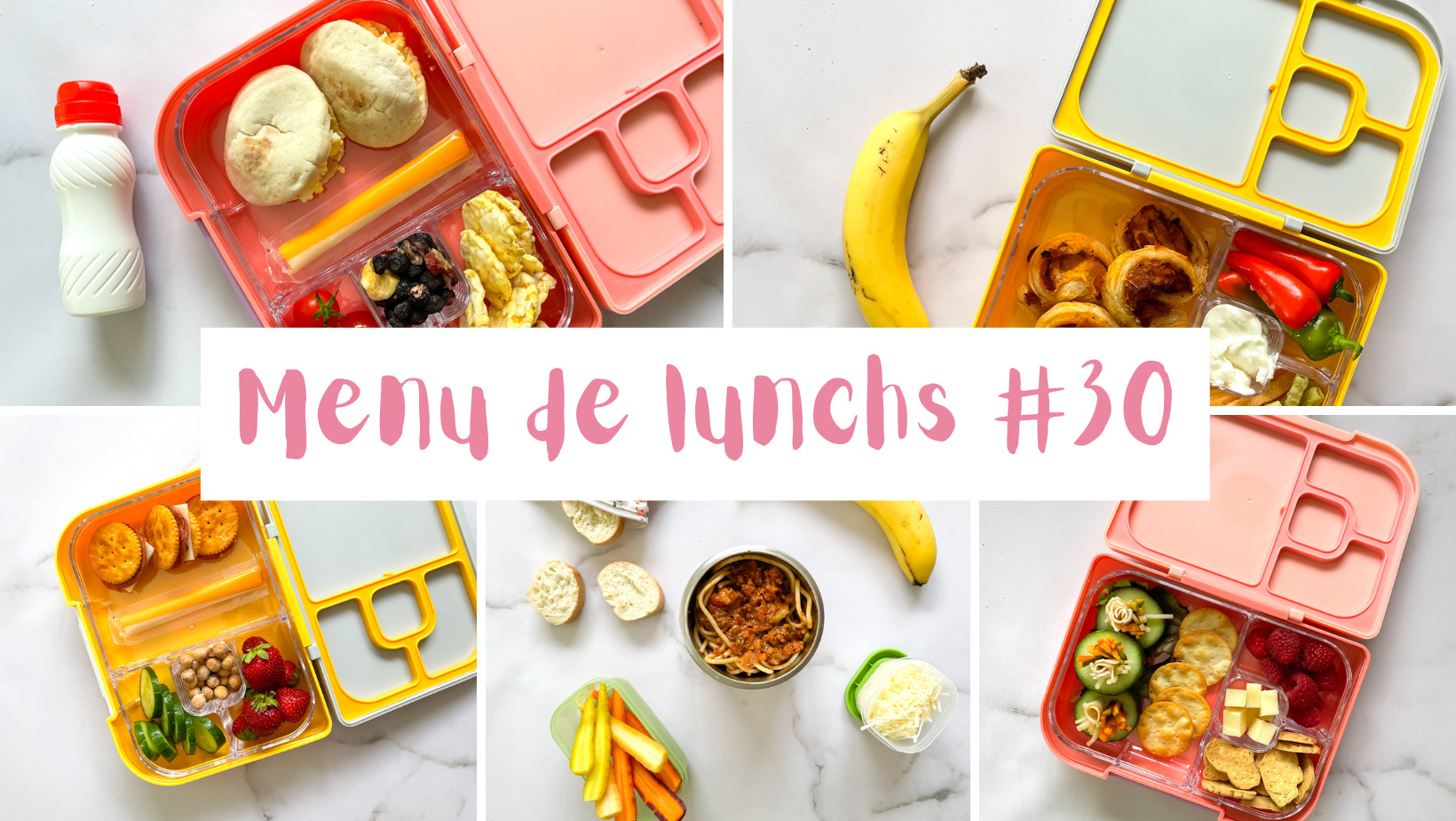 Menu de lunch 30