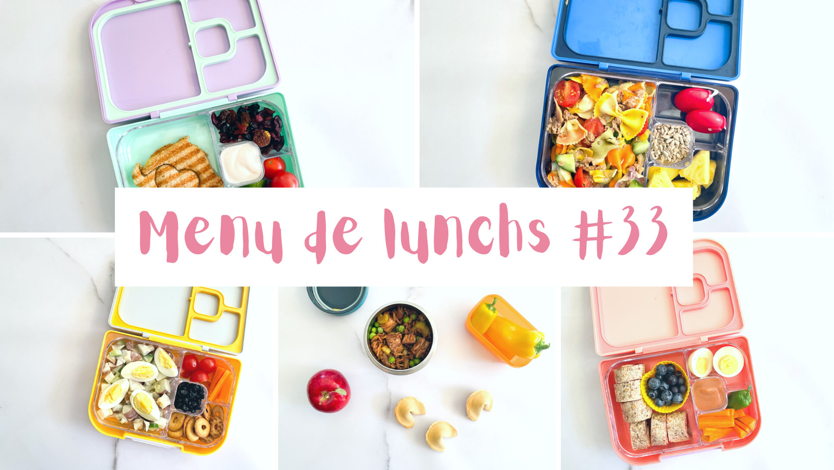 Menu de lunch 33